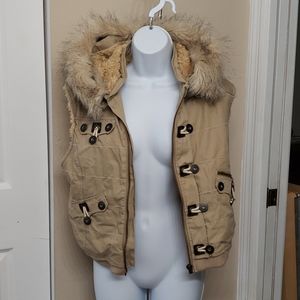 Fur lined jacket